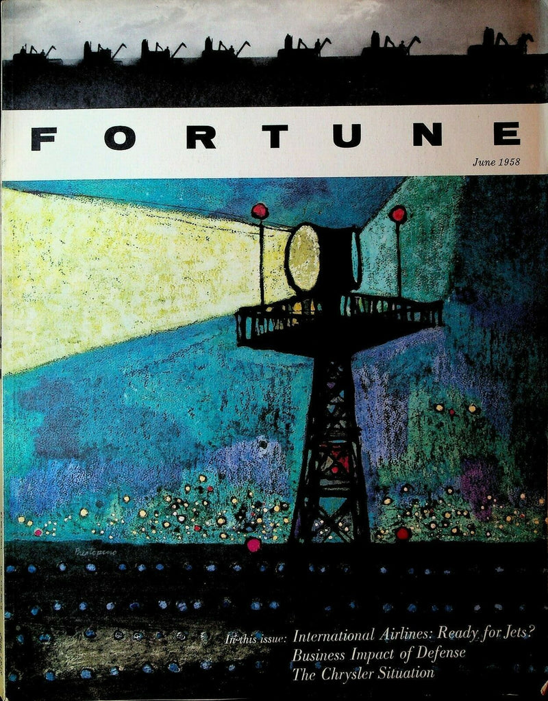 Fortune Magazine June 1958 Chrysler Russia Art Landa Jets Airlines Thiokol