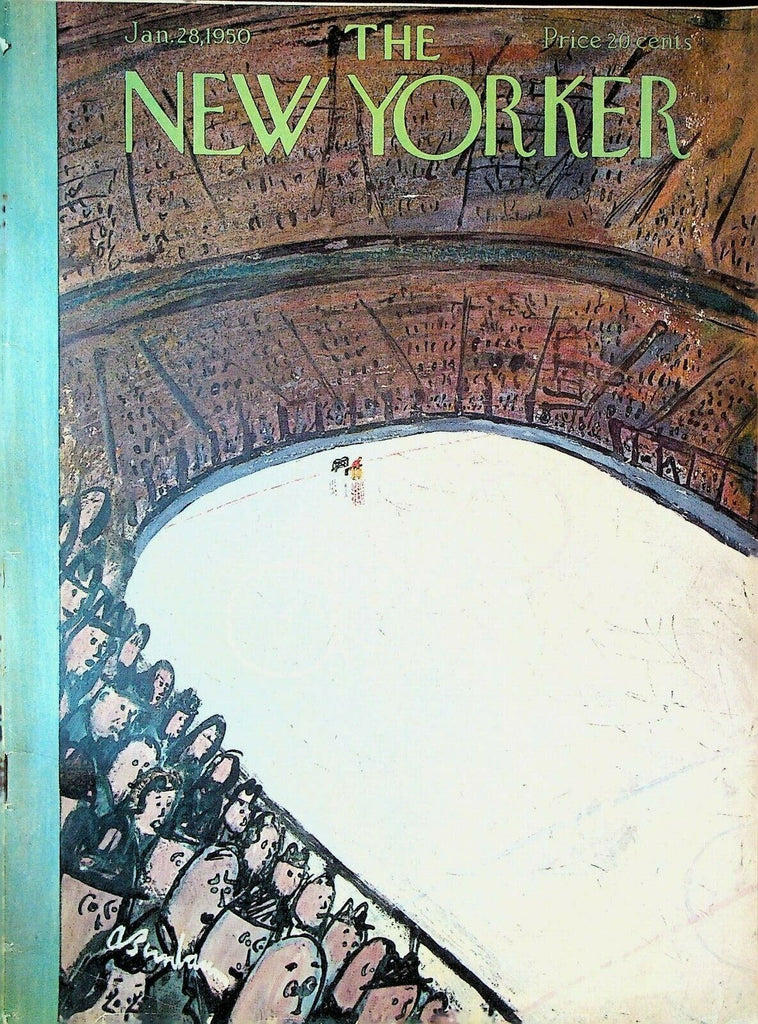 New Yorker Magazine January 28 1950 Charles Addams Jacob Javits Abe Birnbaum