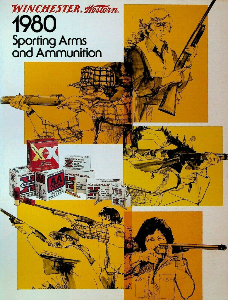 Winchester Western 1980 Sporting Arms & Ammunition Catalog Rifles Shotguns
