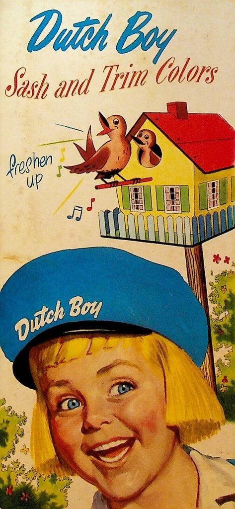 Dutch Boy Paints Brochure 1950 Sash & Trim Colors