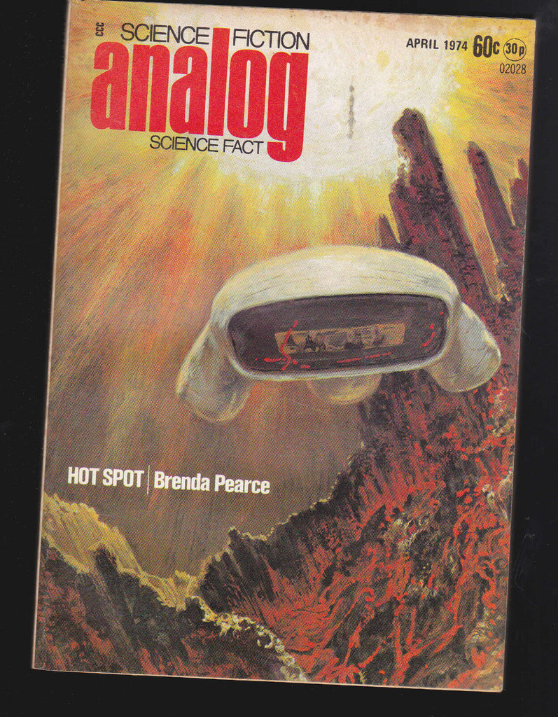 Analog Magazine April 1974 Brenda Pearce Spider Robinson Larry Niven