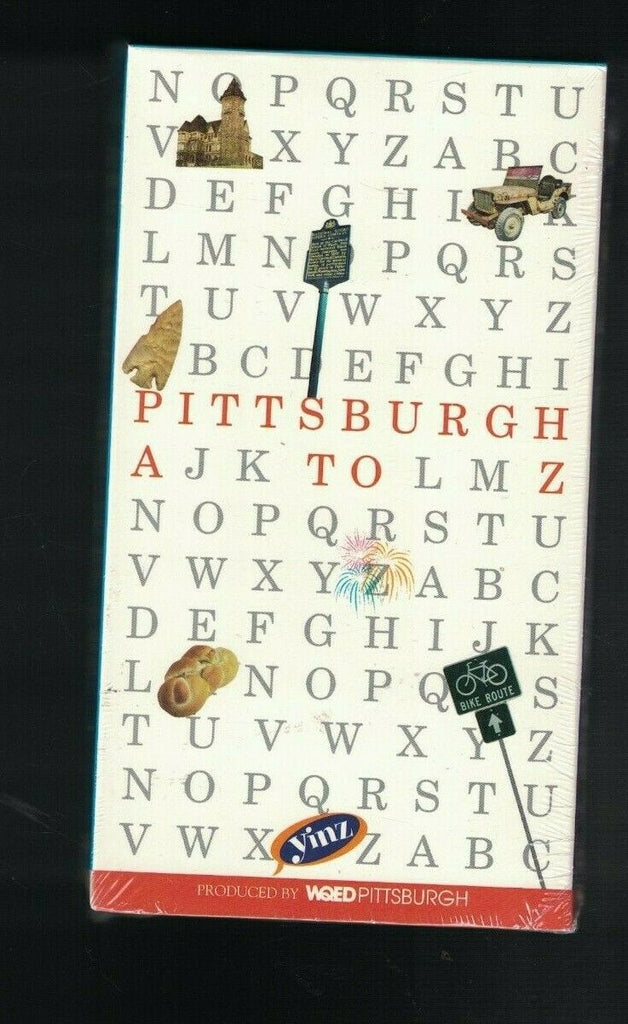 Pittsburgh A to Z Unopened VHS Tape WQED Sealed 2001 Video Tape