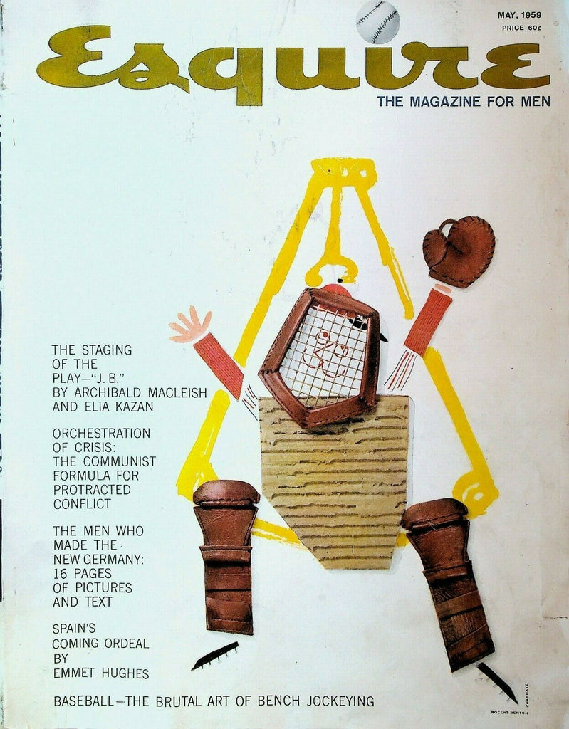Esquire Magazine May 1959 Bowery Skid Row Jonathan Winters Robert Lowry