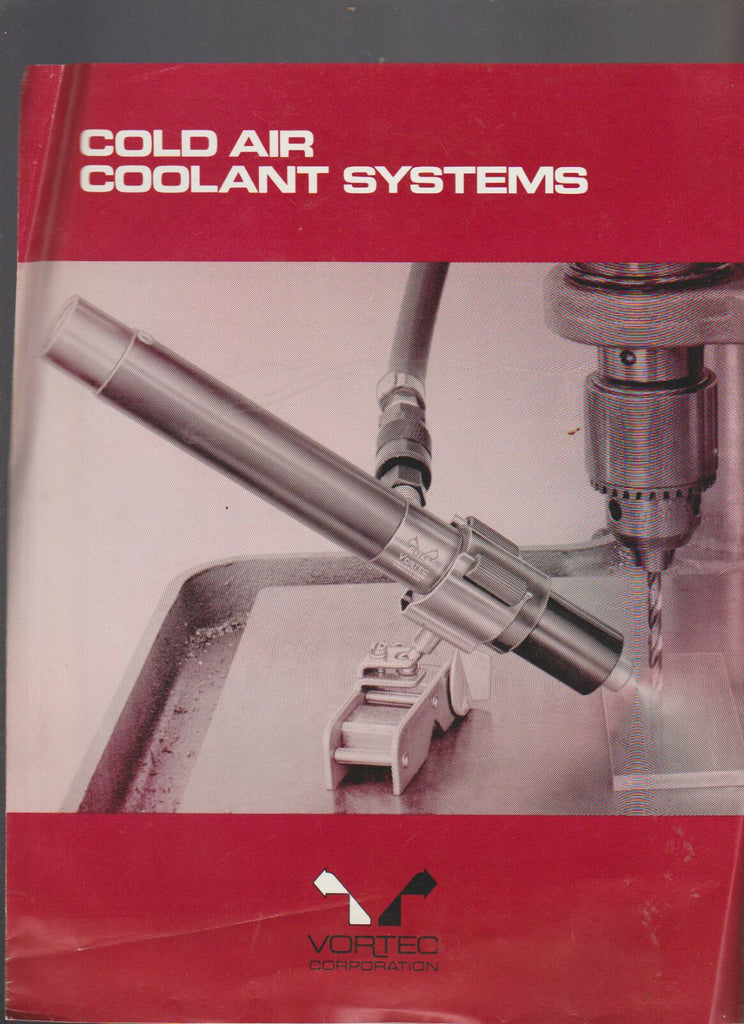 Vortec Corp Cold Air Coolant Systems Brochure 1975 Cincinnati Ohio
