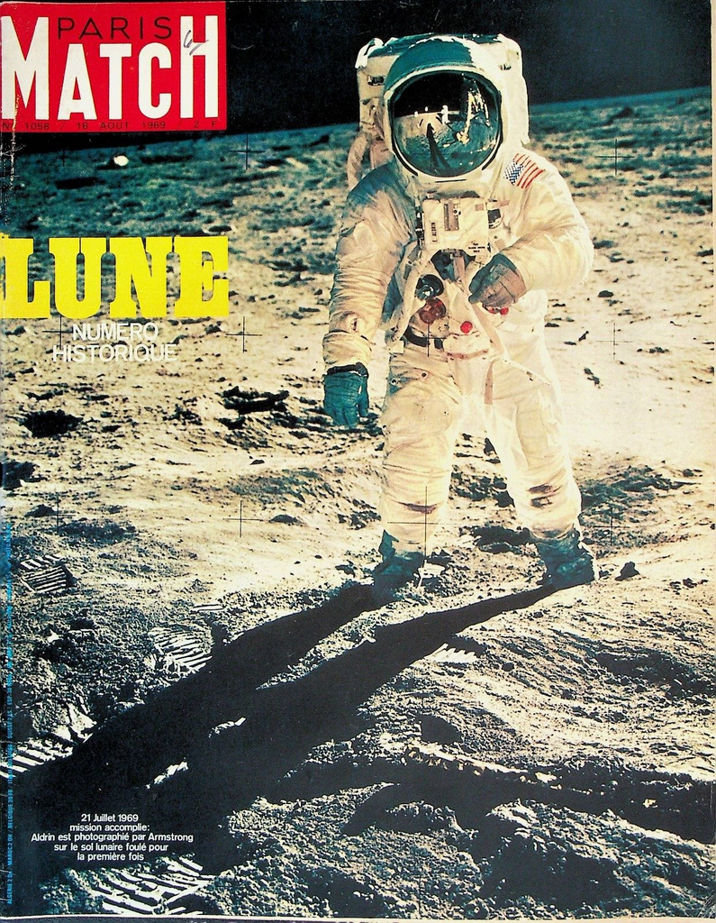 Paris Match August 16 1969 Moon Landing Special Issue NASA