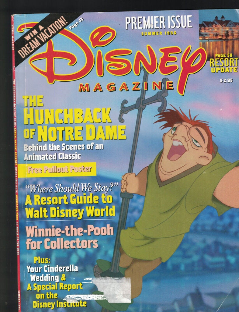 Disney Magazine Summer 1996 FIRST ISSUE Winnie the Pooh David Roark