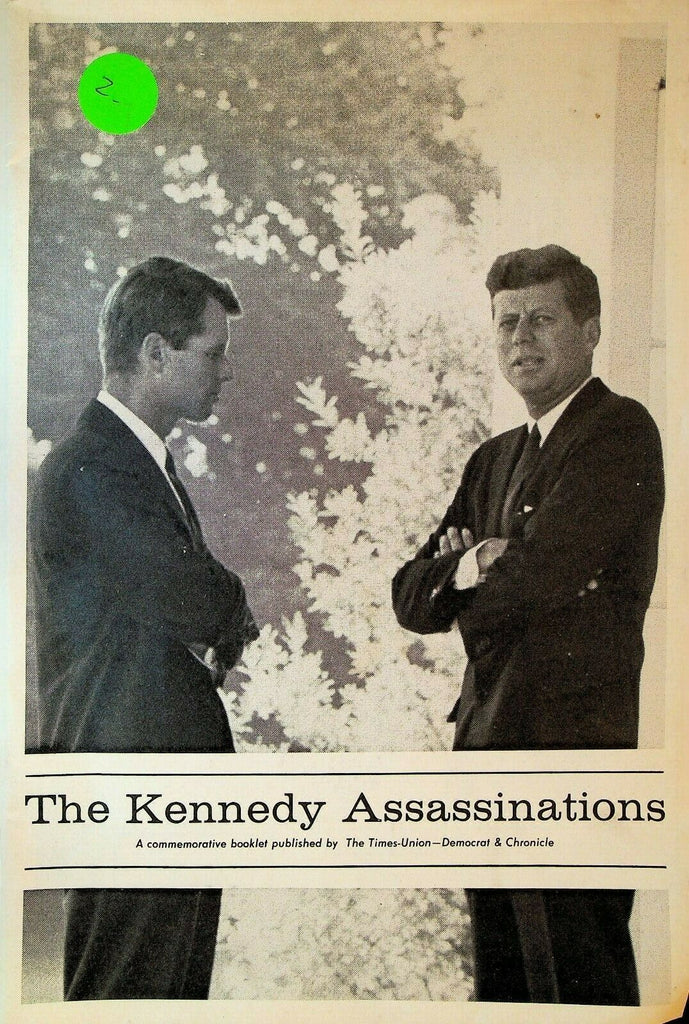 The Kennedy Assassinations Commemorative Booklet JFK Rochester NY Times Union
