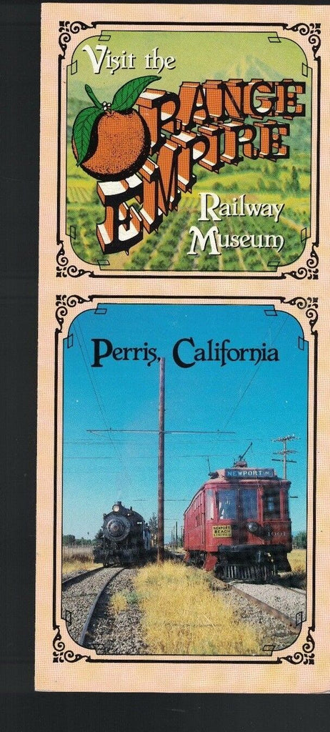 Orange Empire Railway Museum Brochure- Perris Ca