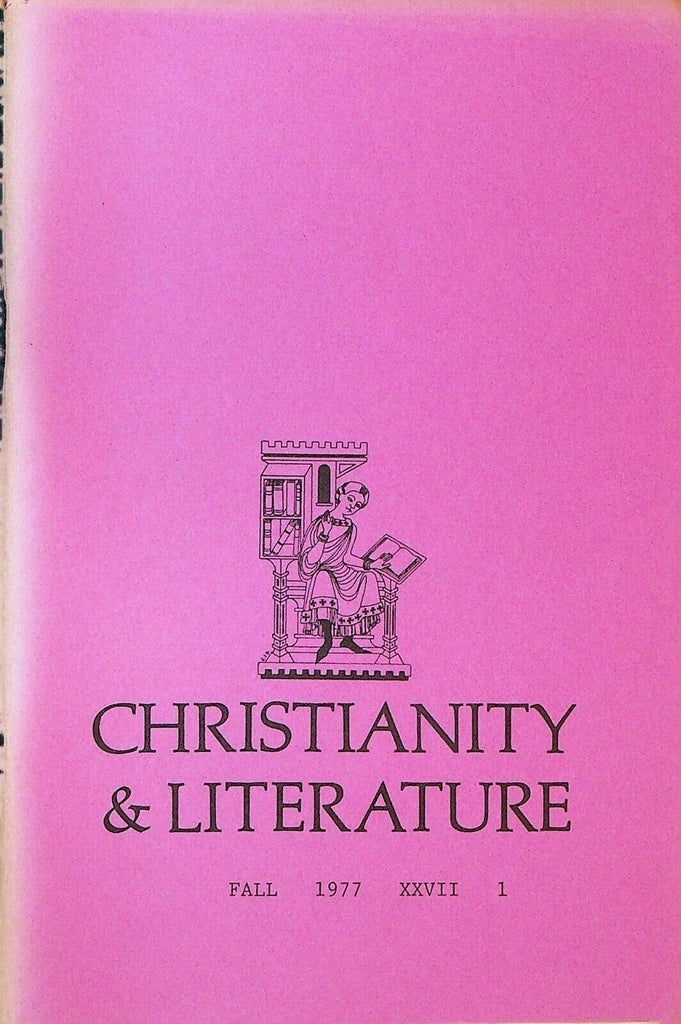 Christianity & Literature Fall 1977 George Herbert Thomas Cranmer JRR Tolkien