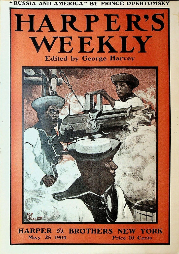 Harper's Weekly May 28 1904 Clara Barton Red Cross Morris Park Horse Race Japan