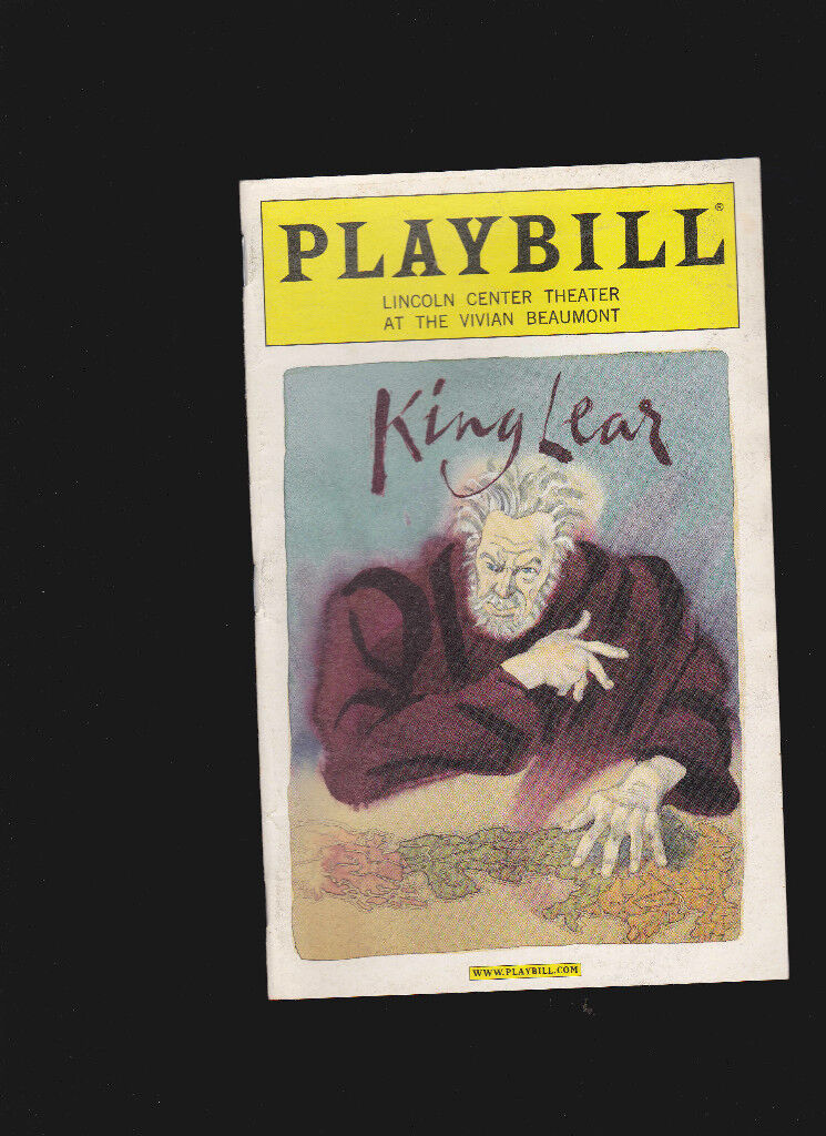 KING LEAR Playbill March 2004 Christopher Plummer Brian Tree Susan Wilder
