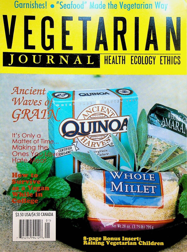 Vegetarian Journal Vol XVI #1 1997 Grains Garnishes
