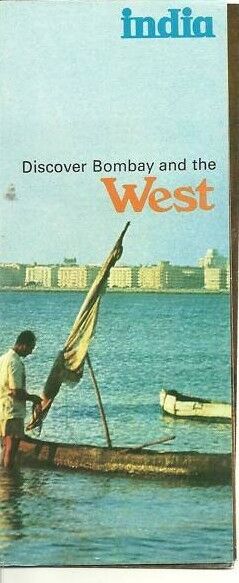 India Discover Bombay and the West 1970s brochure-