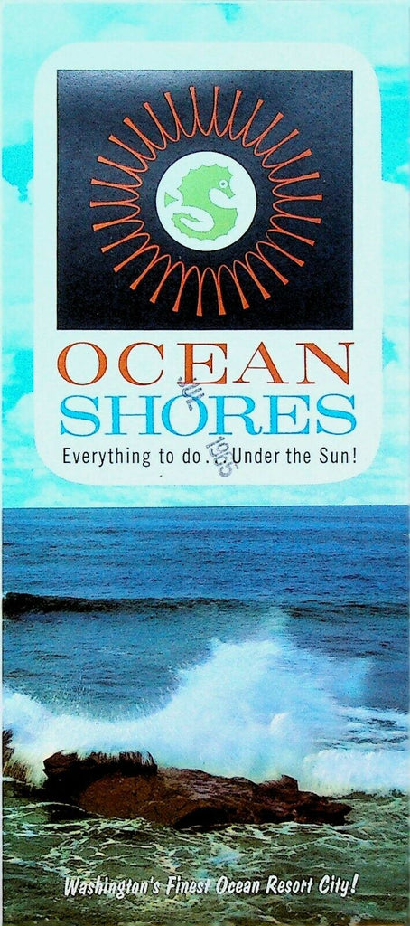 Ocean Shores Washington Resort City Brochure 1965 Everything to Do Under the Sun