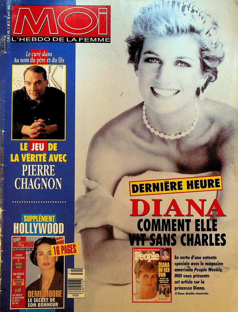 Moi Magazine April 30 1993 Princess Diana Wynona Ryder Demi Moore