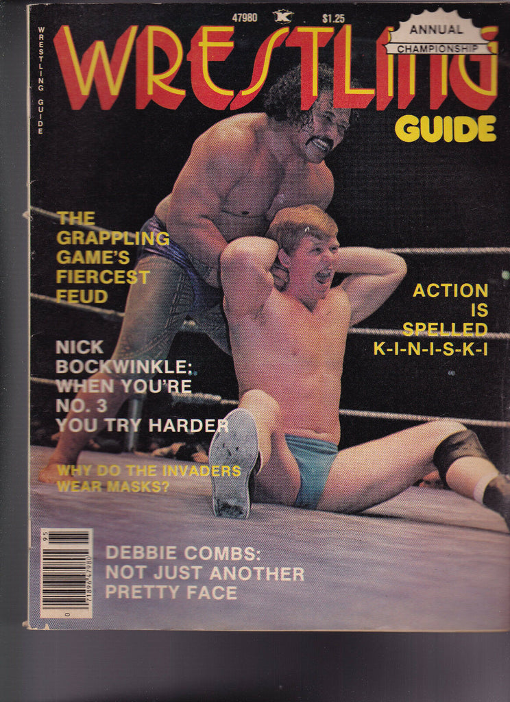 Wrestling Guide 1976 Nick Bockwinkle Debbie Combs Kiniski The Invaders