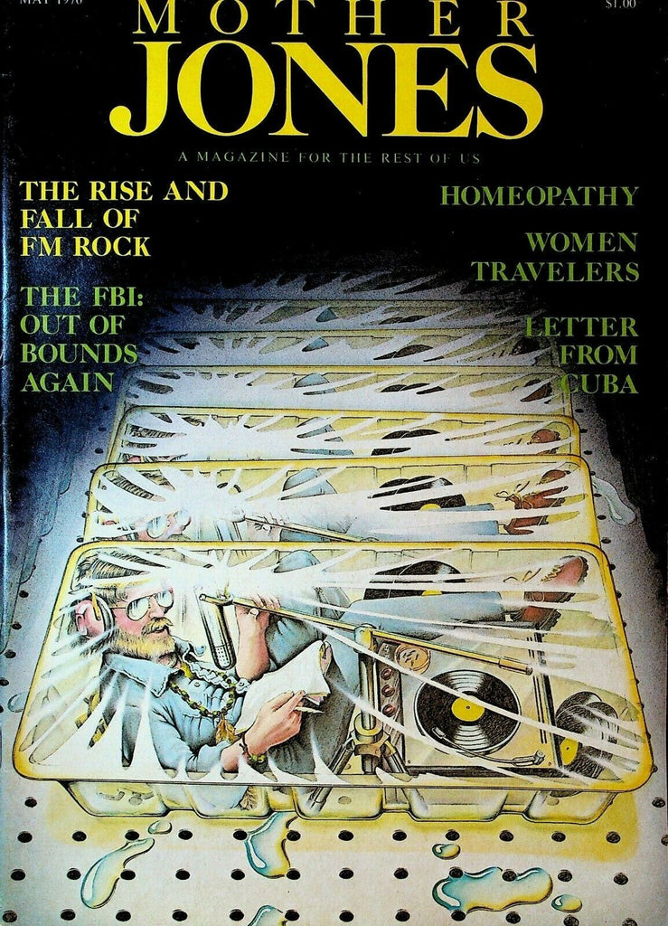 Mother Jones Magazine May 1976 Jimmy Hoffa FM Rock Homeopathy Project One
