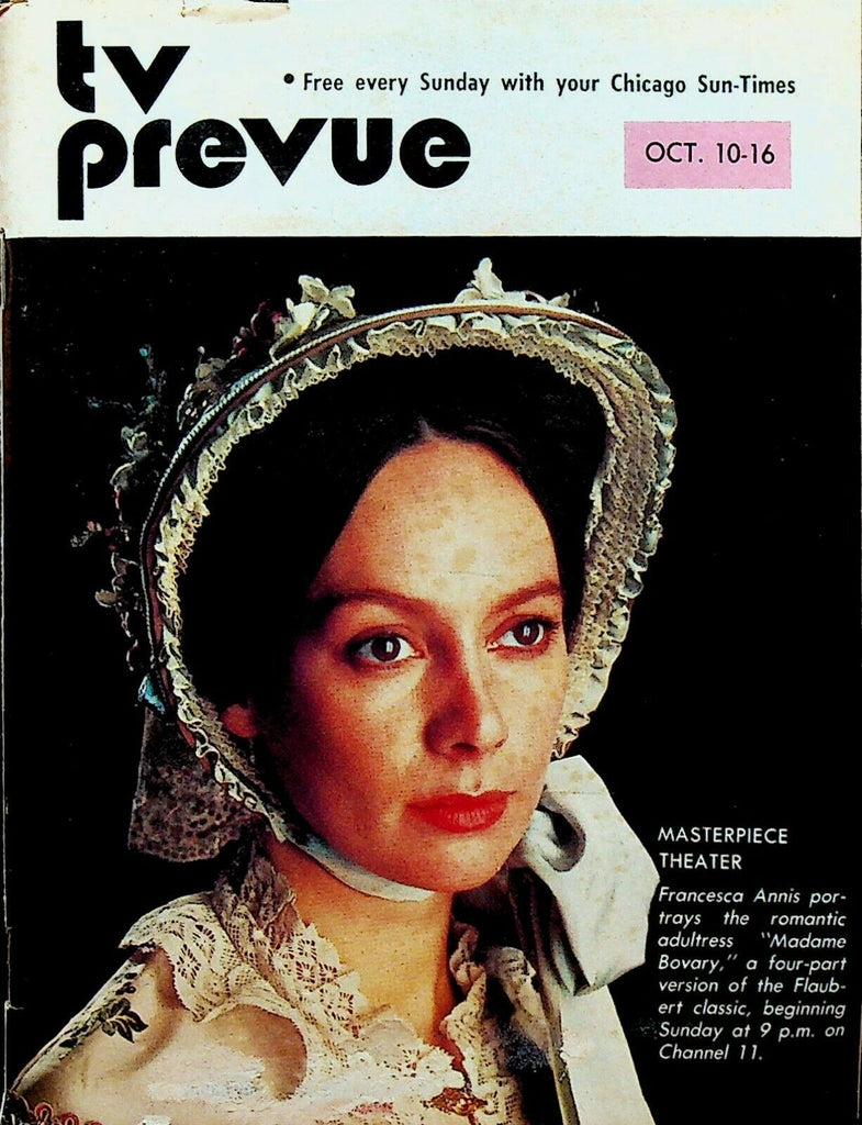 TV Prevue Magazine October 10 1976 Francesca Annis Madame Bovary
