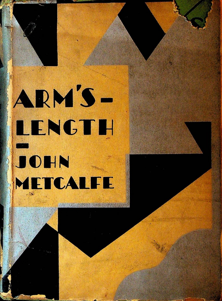 Arm's Length by John Metcalfe HC DJ 1930 Charles Scribner's
