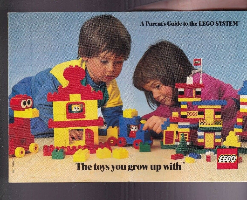 Lego the Toys You Grow Up With 1985 Catalog Parents Guide