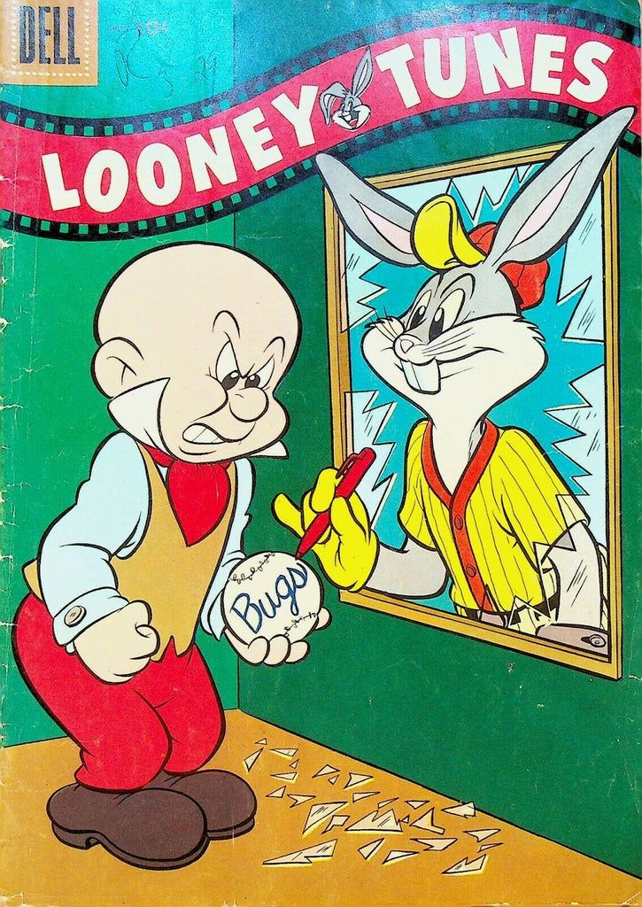 Looney Tunes 175 Dell Comics 1956 Bugs Bunny Baseball Broken Window Elmer Fudd