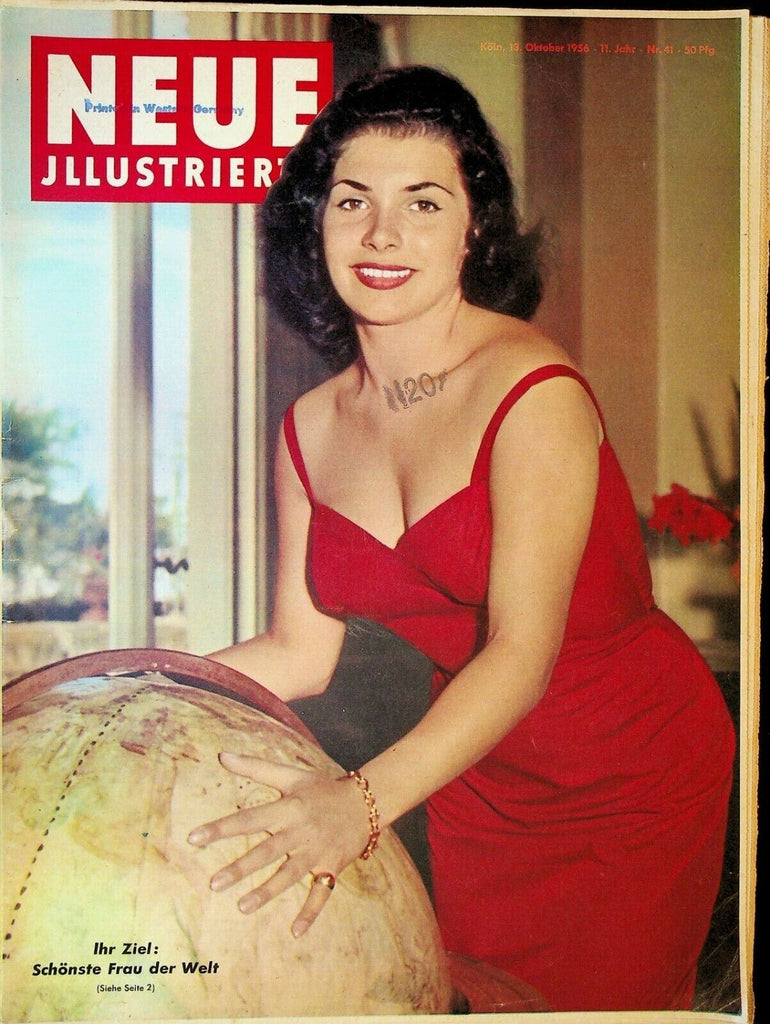 Neue Illustrierte October 13 1956 Audrey Hepburn Hedy Lamarr Frank Sinatra Pu Yi
