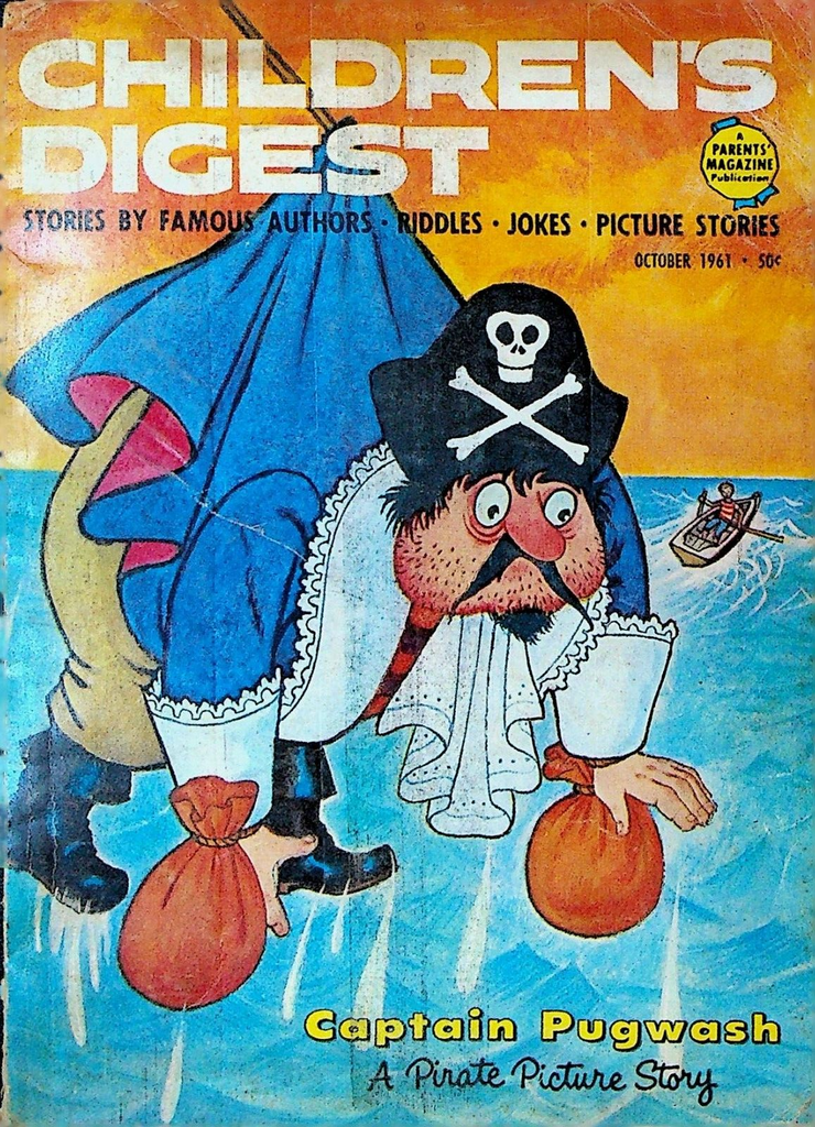 Children's Digest Magazine October 1961 Pirate Gyo Fujikawa Lucy Bowdler