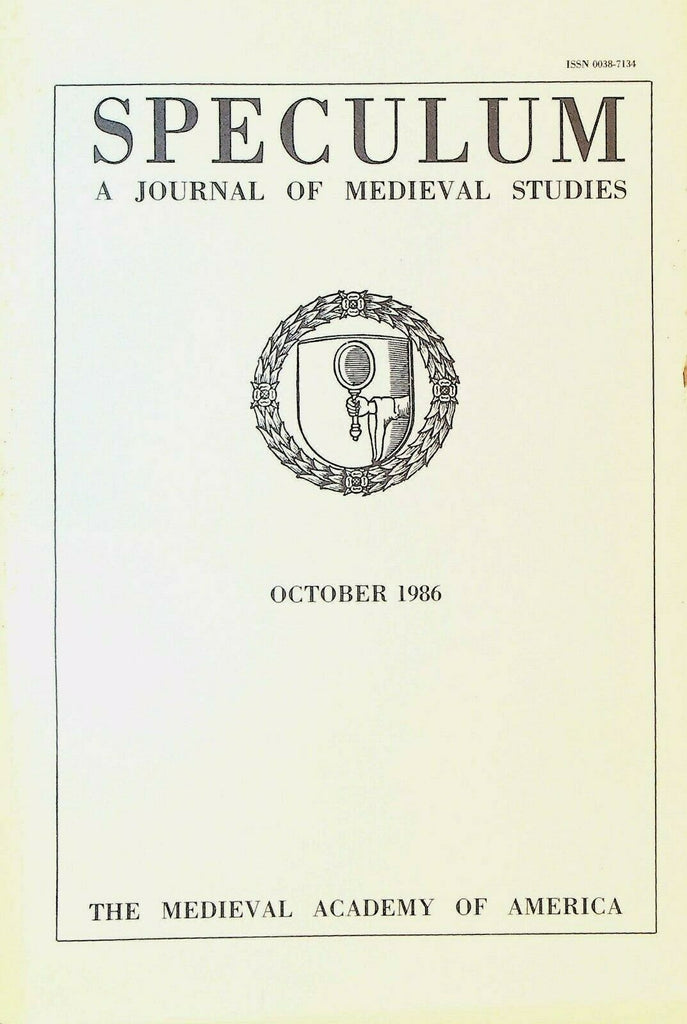 Speculum Journal of Medieval Studies October 1986 Merovingian Gaul