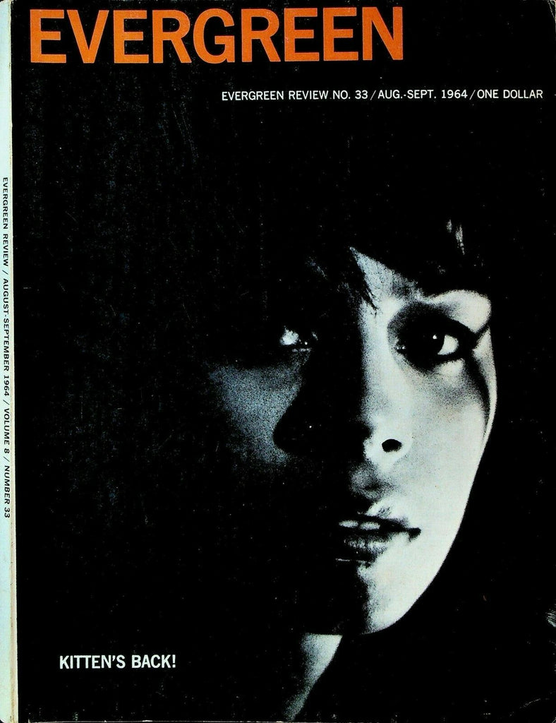Evergreen Review 33 August 1964 Richard Brautigan Jack Kerouac Robert Gover
