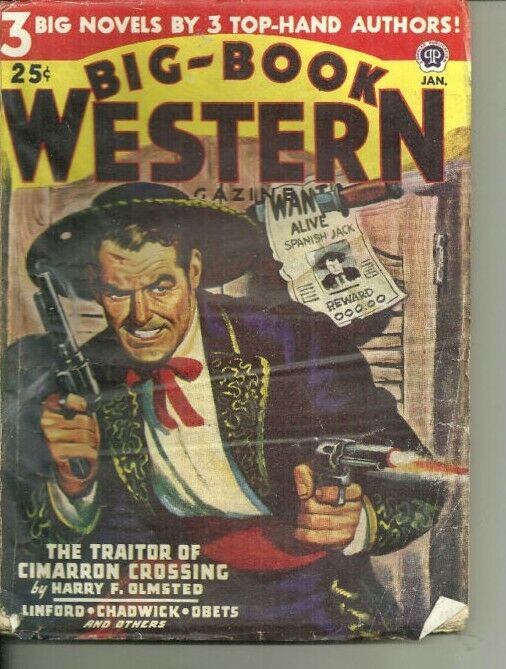 Big-Book Western Pulp January 1947 Harry Olmsted Joseph Chadwick