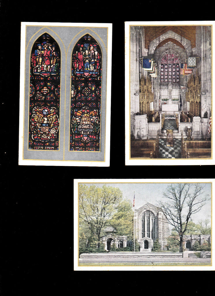 Washington Memorial Chapel Lot of 5 vintage Unused Pridemark Greeting Cards-