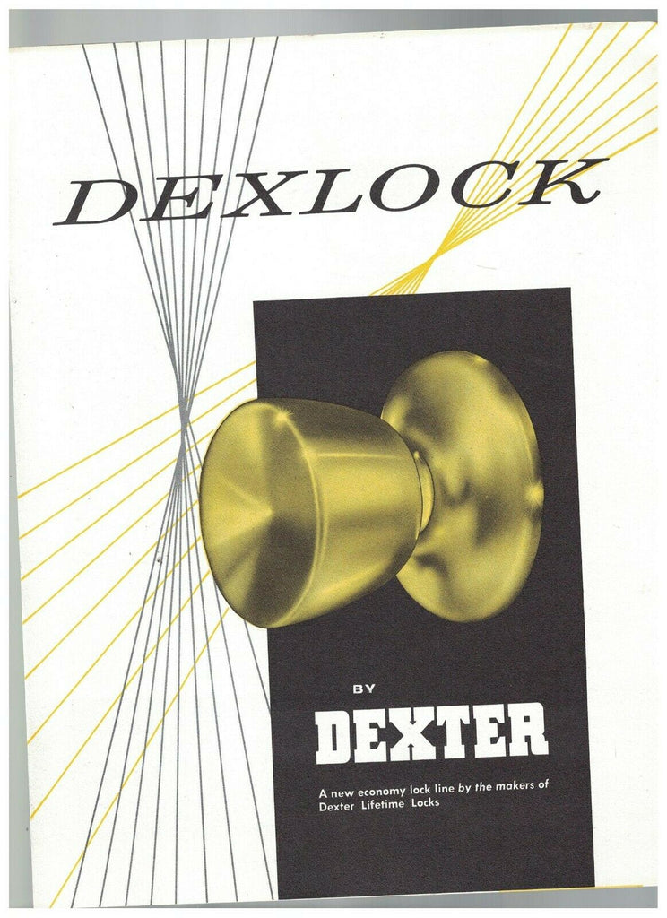 Dexlock Ad Sheet Doorknobs Locks Dexter 1970s