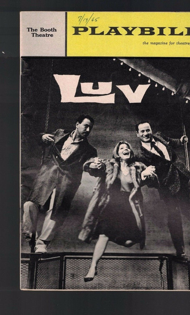 Luv Playbill 1965  Alan Arkin Eli Wallach Anne Jackson