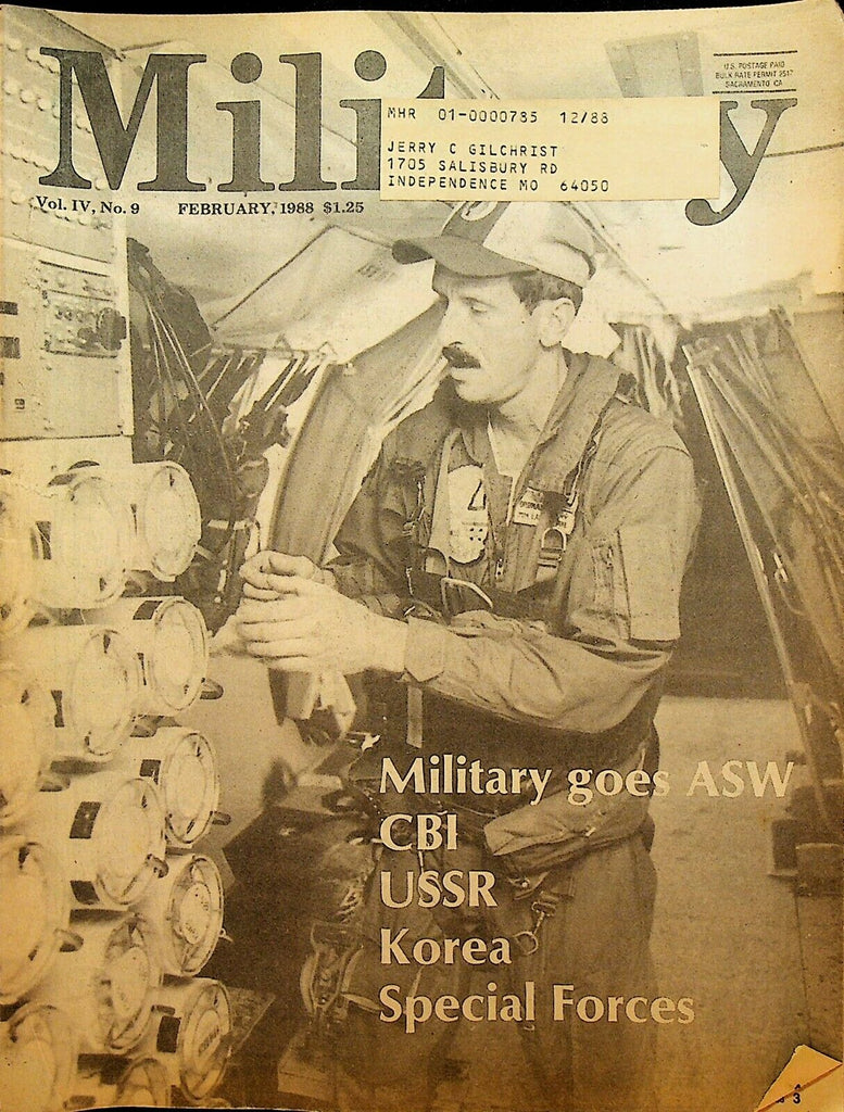 Military Magazine February 1988 USSR Korea Special Forces ASW