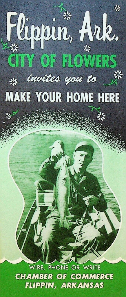 Flippin Arkansas City of Flowers Travel Brochure 1930s