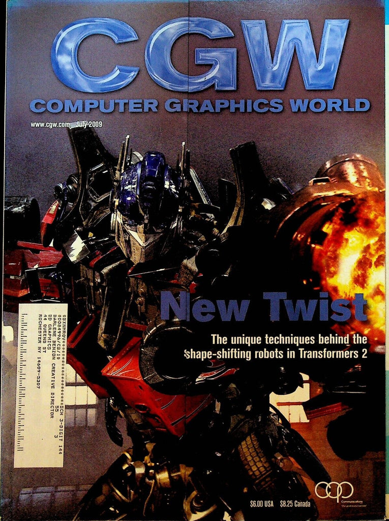 Computer Graphics World Magazine July 2009 Transformers Ghostbusters
