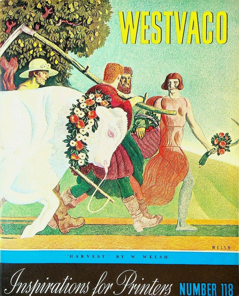 Westvaco Inspirations for Printers Magazine 118 1939 W Welsh
