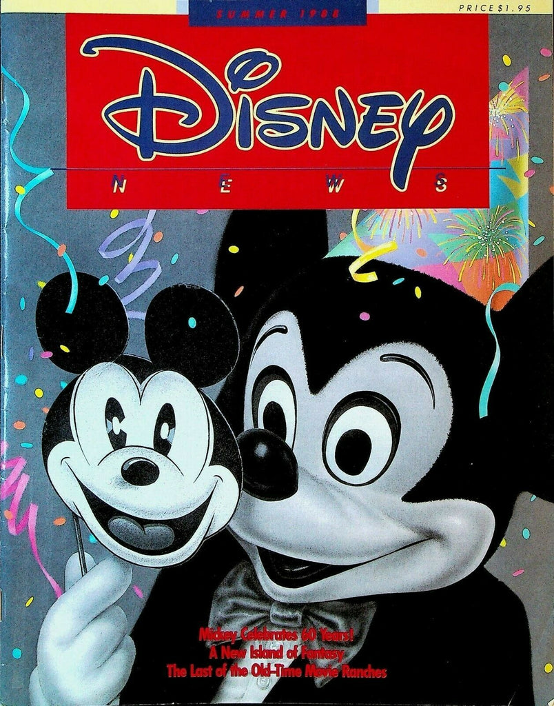 Walt Disney News Magazine Summer 1988 Mickey Mouse Matterhorn