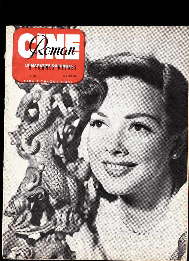 Cine-Roman Le Magazine du Cinema- Linda Darnell August 28 1949