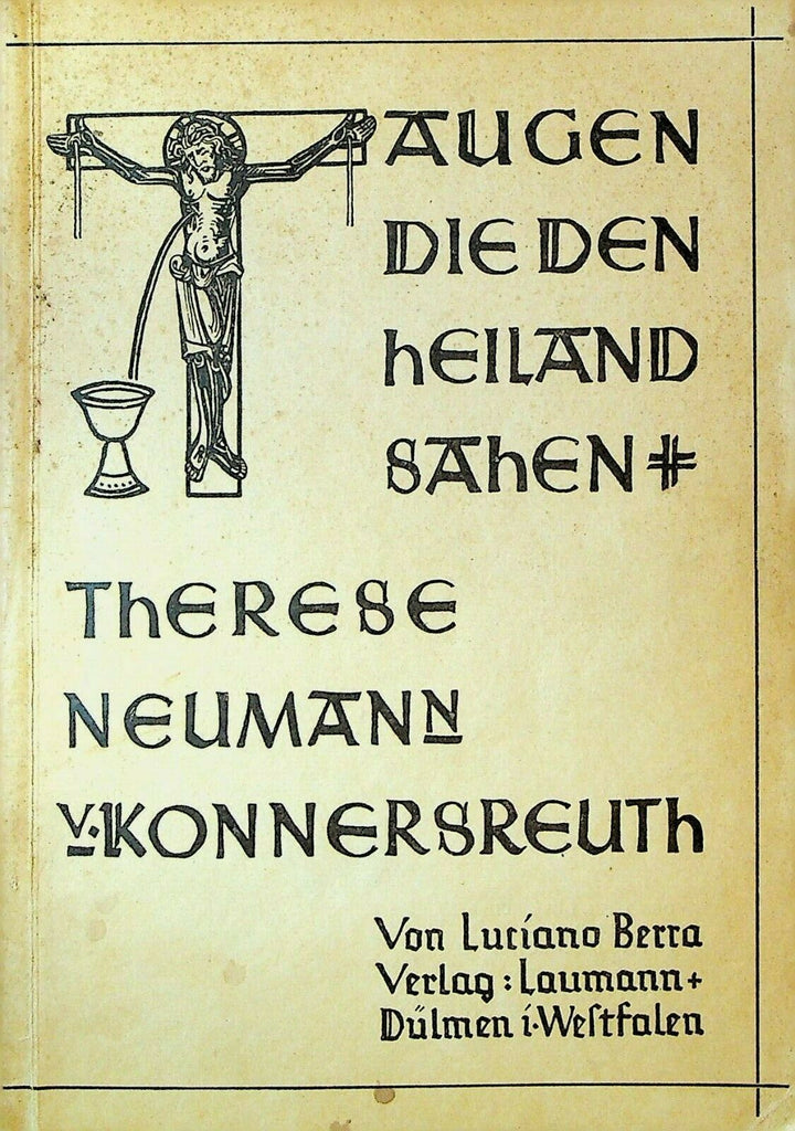 Augen die den Heiland Sahen SC Book Christianity 1931 Luciano Berra