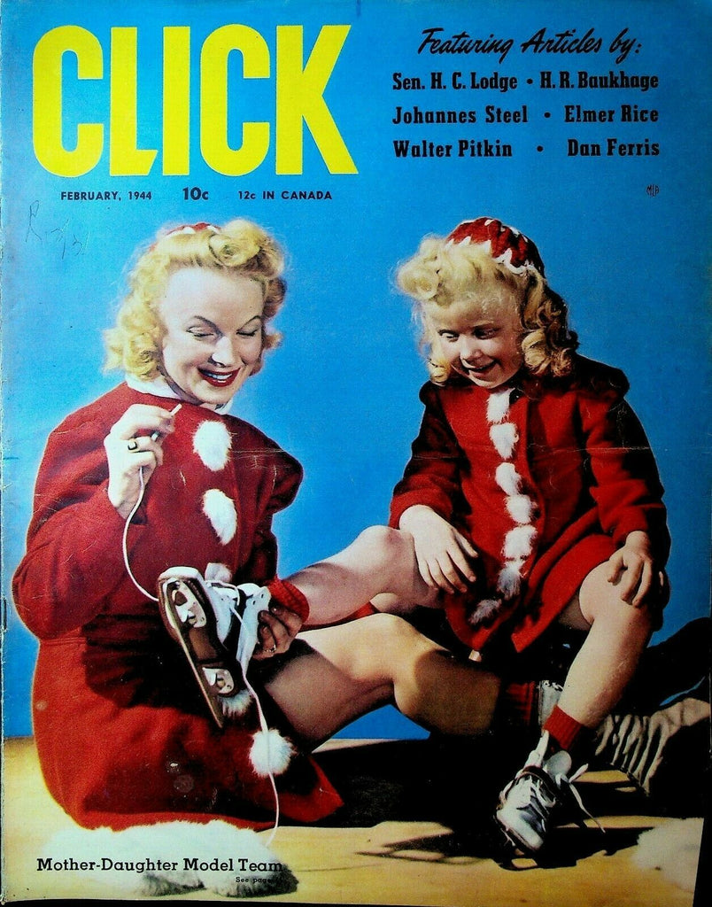 Click Magazine February 1944 WWII Jane Froman Count Fleet Dinah Shore