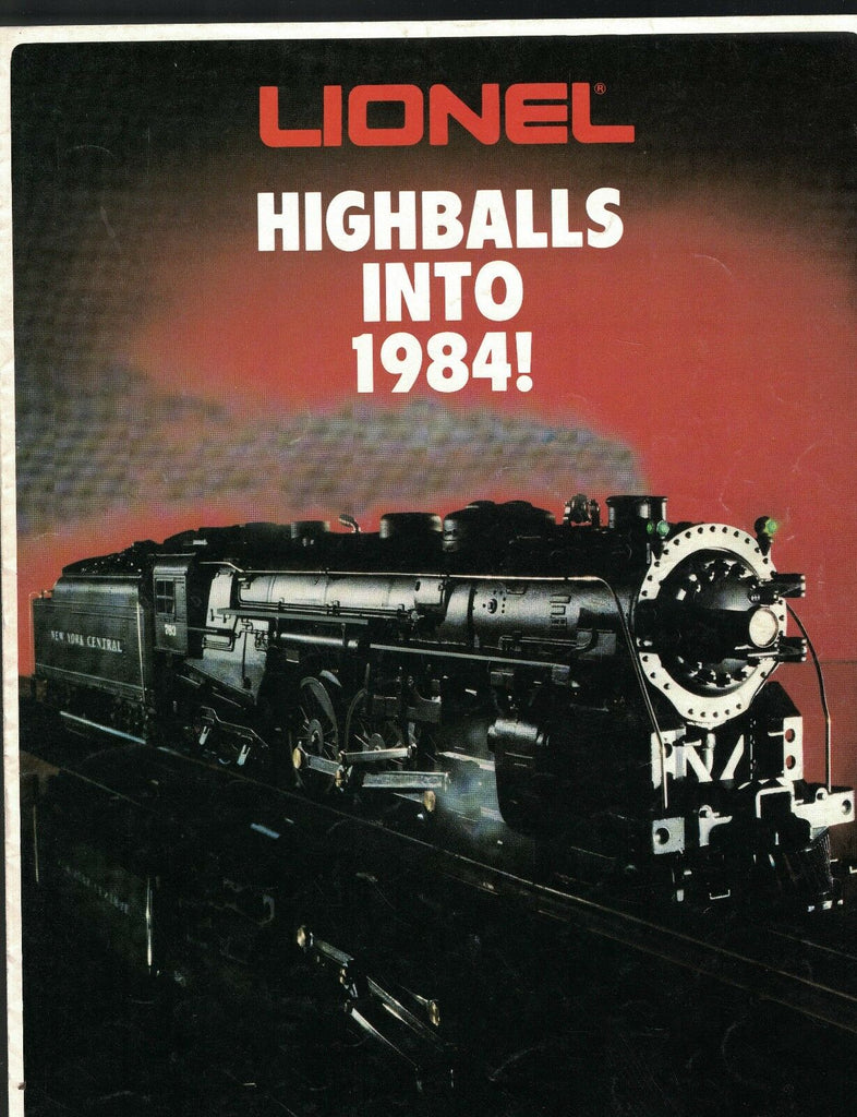 Lionel Highballs Into 1984 Train Brochure Model Railroading