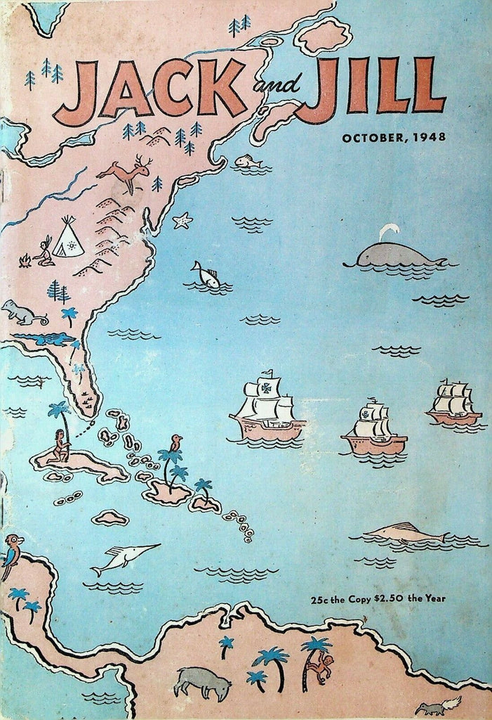 Jack and Jill Magazine October 1948 Paper Dolls Frederic Chopin Milt Groth