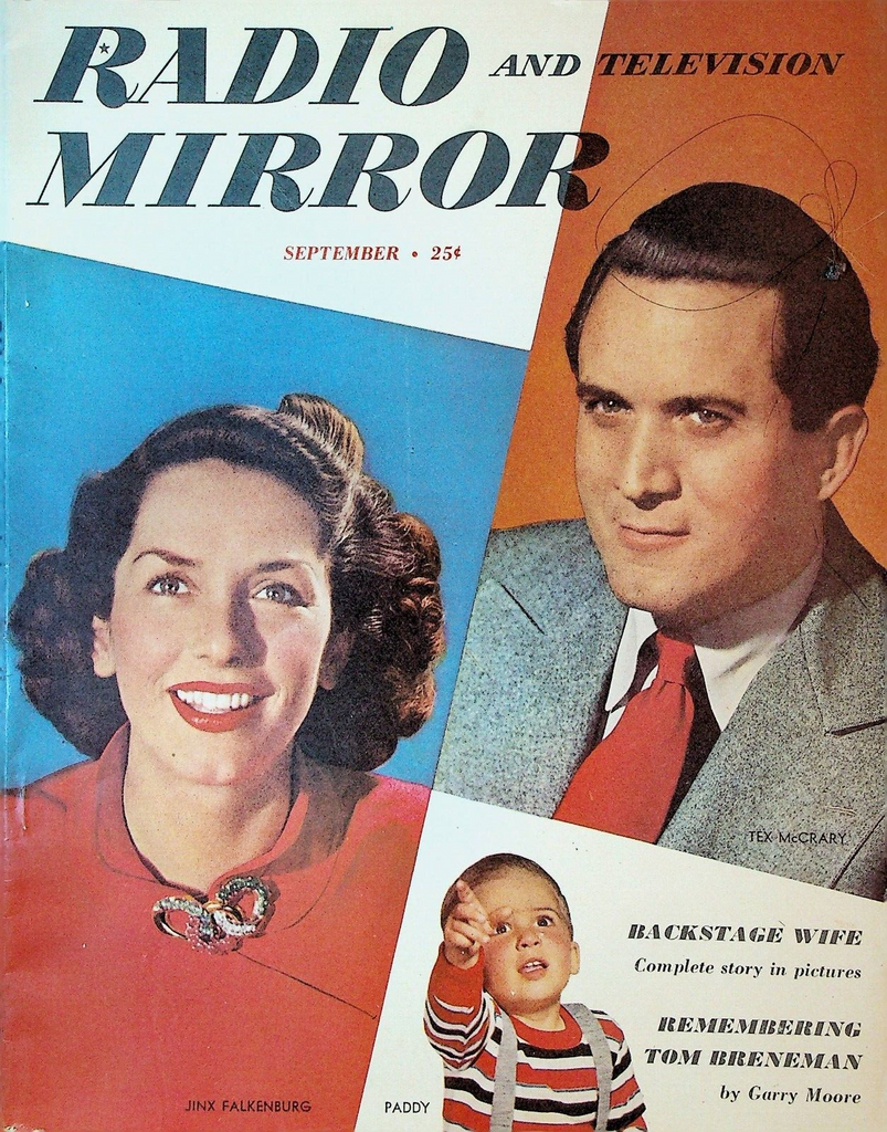 Radio & Television Mirror September 1948 Tex McCrary  Johnny Mercer Minnie Pearl