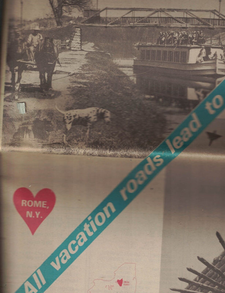 Rome NY 1978 newspaper supplement- Vacations In Upstate New York