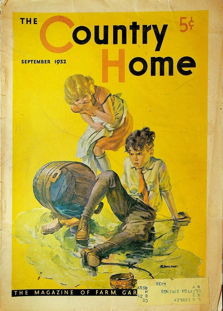Country Home Magazine September 1932 R James Stuart John Gordon Ramsay