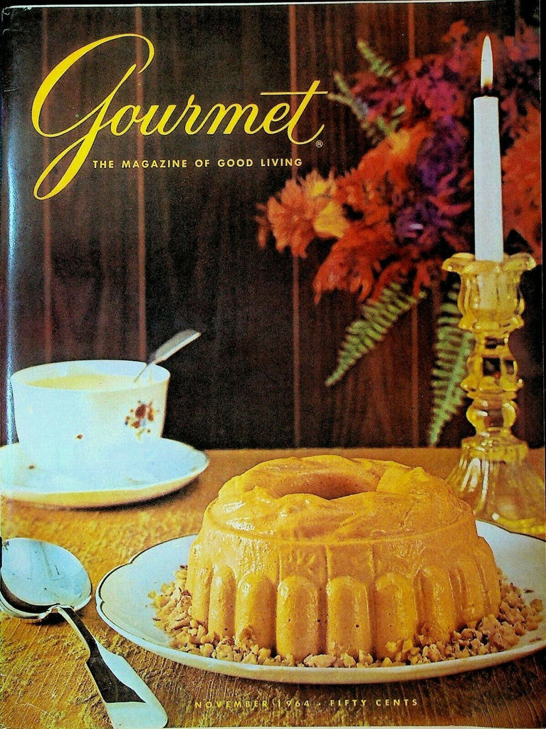 Gourmet Magazine November 1964 Thanksgiving Turkey Cinnamon & Cassia