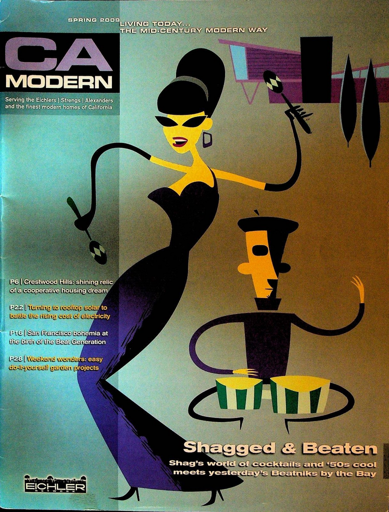 CA Modern Magazine Spring 2009 Josh Shag Agle Beatnik Beat Generation