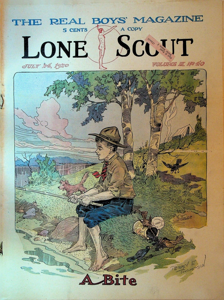 Lone Scout Magazine July 24 1920 Scouting Fishing