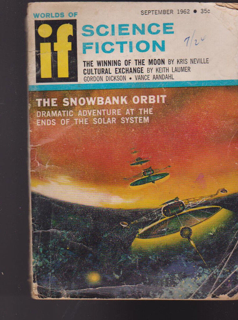 If Worlds of Science Fiction September 1962 Gordon Dickson Kris Neville